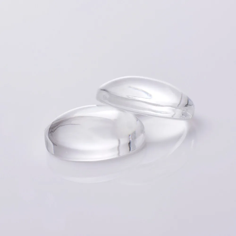 100 шт. 12 мм круглый плоский задний прозрачный стеклянный кабошон высшего качества