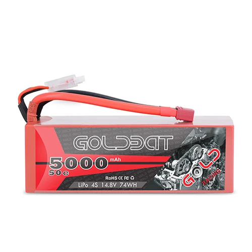 Deans Plug GOLDBAT 5000mAh 14,8 V LiPo батарея для RC 4S 50C батарея lipo с Deans T Разъем для RC багги Truggy гусеничный Монстр Лодка Грузовик - Цвет: Deans Plug
