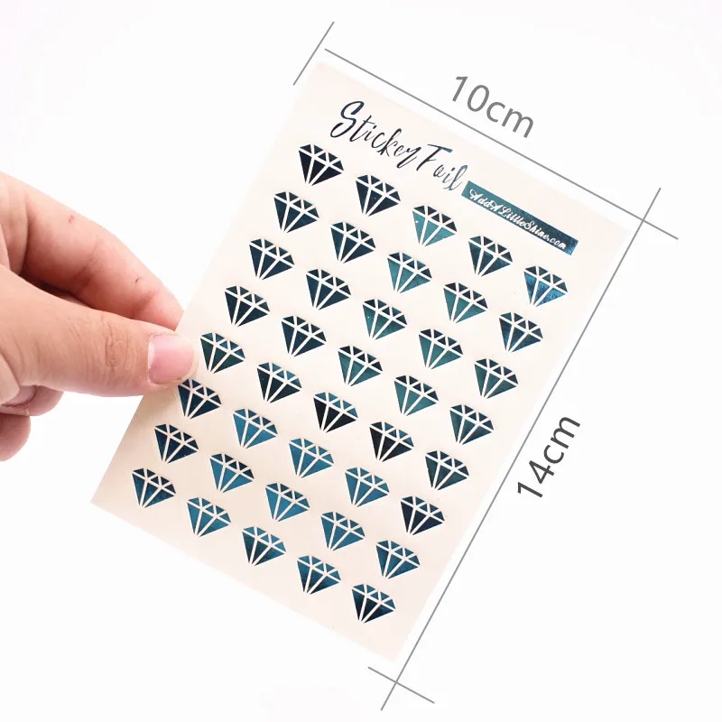 6 Sheets/pack Creative Kids DIY Bronzing Stamping Diamond Lips Stickers Scrapbook Sticky Notes Decoration Children Classic Toys |