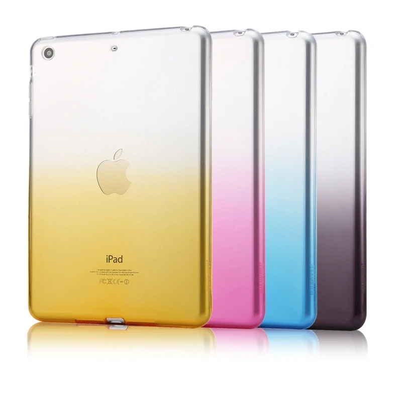 Чехол для IPad Mini 4 3 2 1 градиентный мягкий прозрачный чехол Mini2 Mini1 силиконовый
