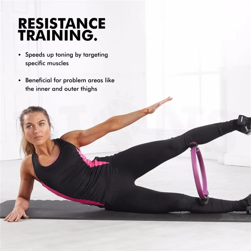 Любимое Спортивное кольцо для занятий йогой 38 см волшебные кольца пилатеса