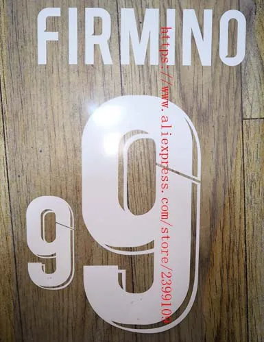 Антикварная медь KEITA FIRMINO MANE M.SALAH SHAQIRI nameset patch badge - Цвет: Антикварная медь