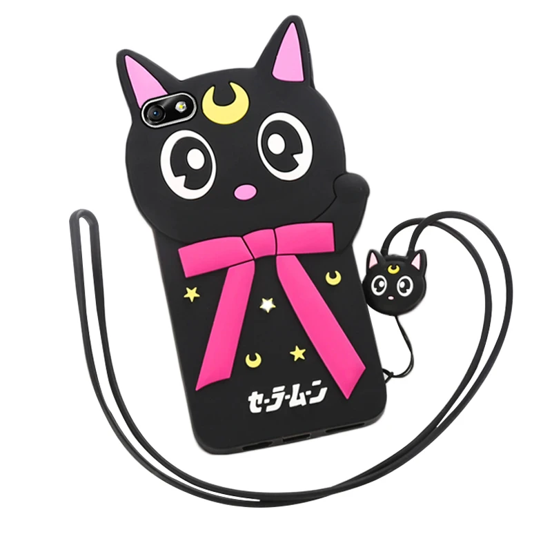 mix order estoque case for huawei honor 8 6x 4x 5a enjoy phone 3D silicon soft cute cat rubber cover 50pcs/lot free DHL |