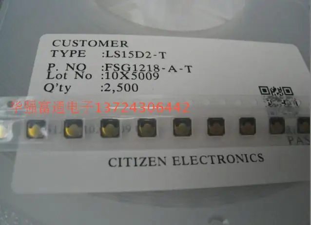 10pcs Original imported CITIZEN LS15D2-T patch light touch switch 4.2*4.2*0.5 key | Switches