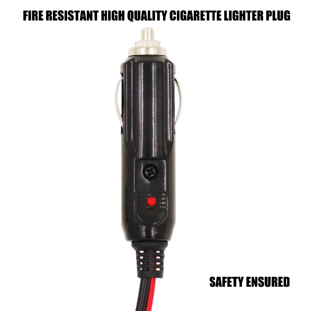 Кабель удлинитель MOTOPOWER MP68998A для прикуривателя 3 6 м 12 В 24 В|cigarette lighter cables|lighter cablefuse