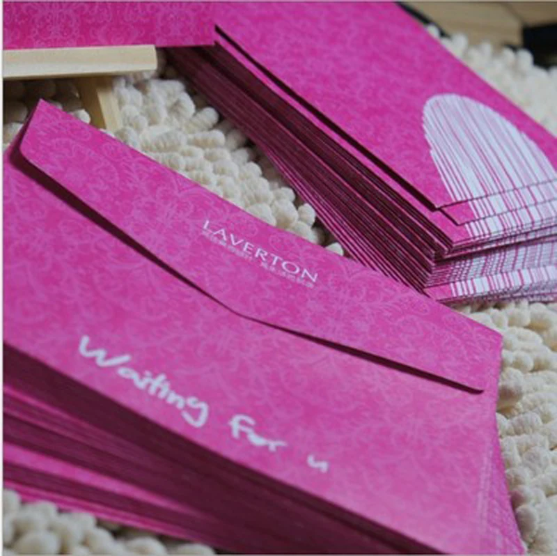 Конверт с буквами Романтические свадебные приглашения открытки цвета любовные