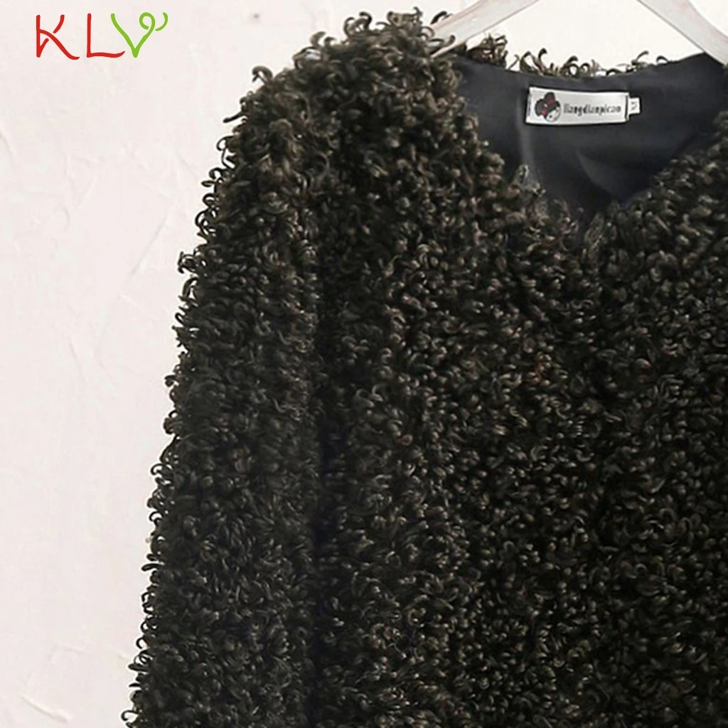 

Women Jacket Faux Fur Thick Winter Warm Long Sleeve Windbreaker Casual 2019 Overcoat Casaco Feminino Girls Coats Plus Size 19Jul