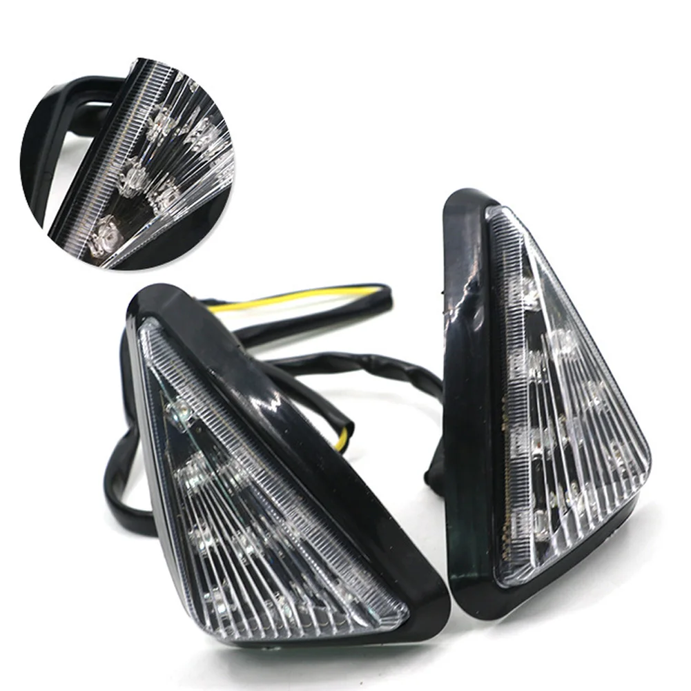 2 шт. обтекатель Поворотная сигнальная лампа мотоцикла переднее изменение