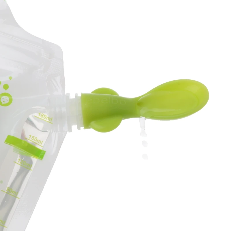 

2019 New 10 PCS Baby Food Pouches Feeding Supplies Bag Double Zippers Reusable Food Box Baby Care