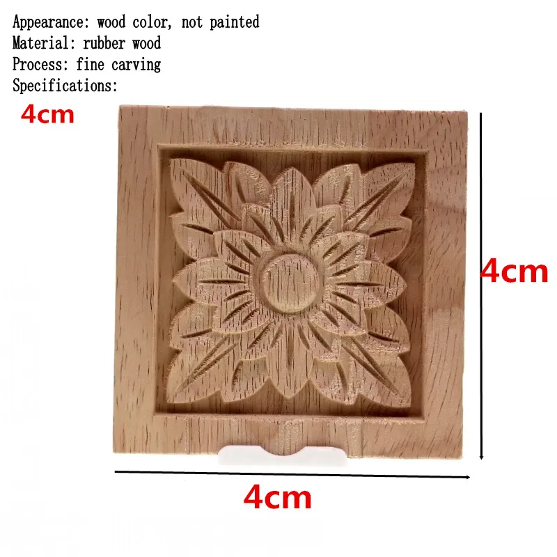 

RUNBAZEF деревянная резная угловая аппликация