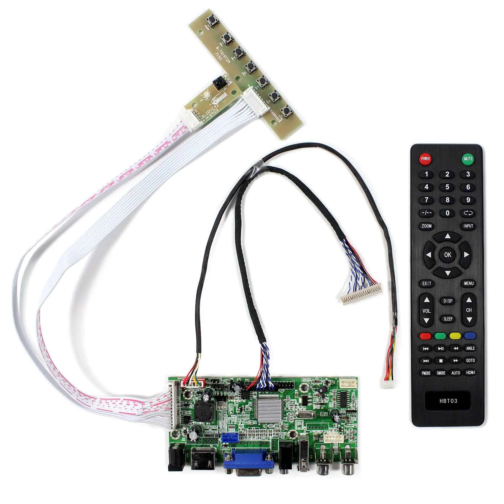 LQ121K1LG52 1280x800 Разрешение для 12 1 дюймов ЖК дисплей Экран HD MI VGA 2AV USB доска VS V59AV