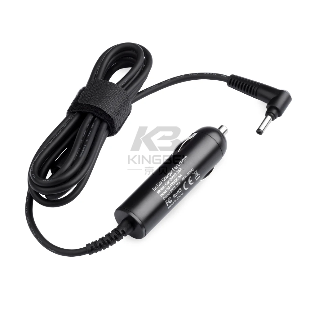 Смарт 45 Вт адаптер для автомобильного зарядного устройства ноутбука Lenovo 310 Air12 13 15