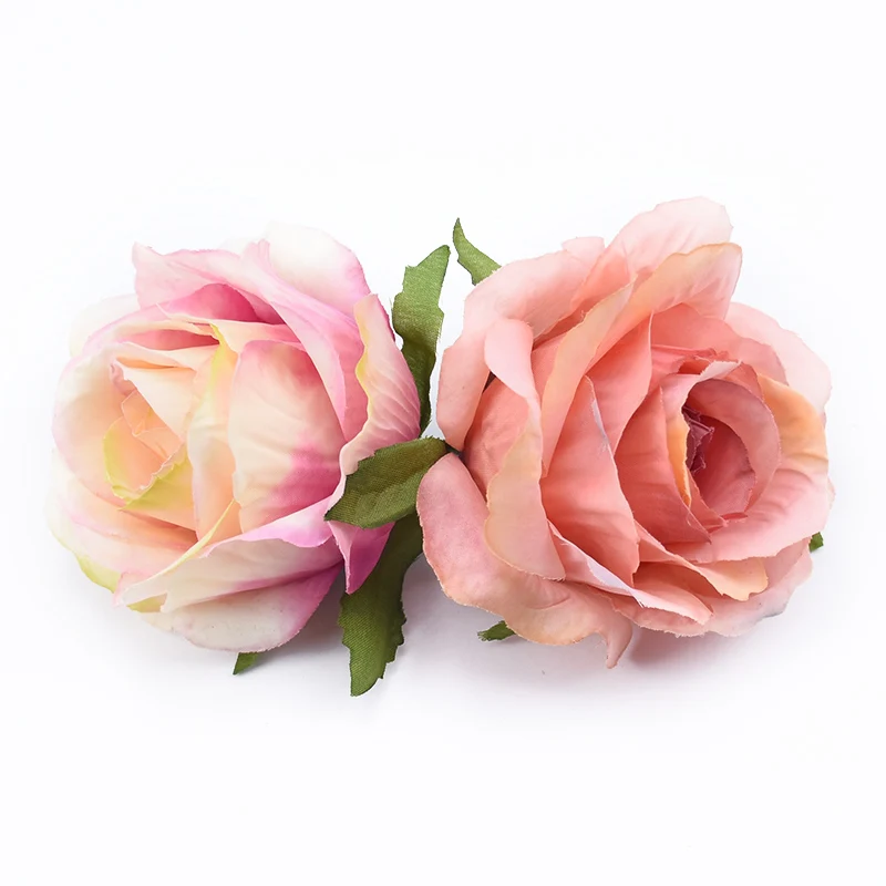 

8CM Silk roses head wedding flower wall bridal accessories clearance household products scrapbook home decor artificial flowers