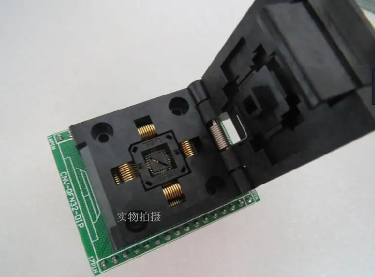 Оригинальный IC тестовый гнездо QFN32 QFN33 переходник для горелки QFN32-DIP32 размер 5x5 мм