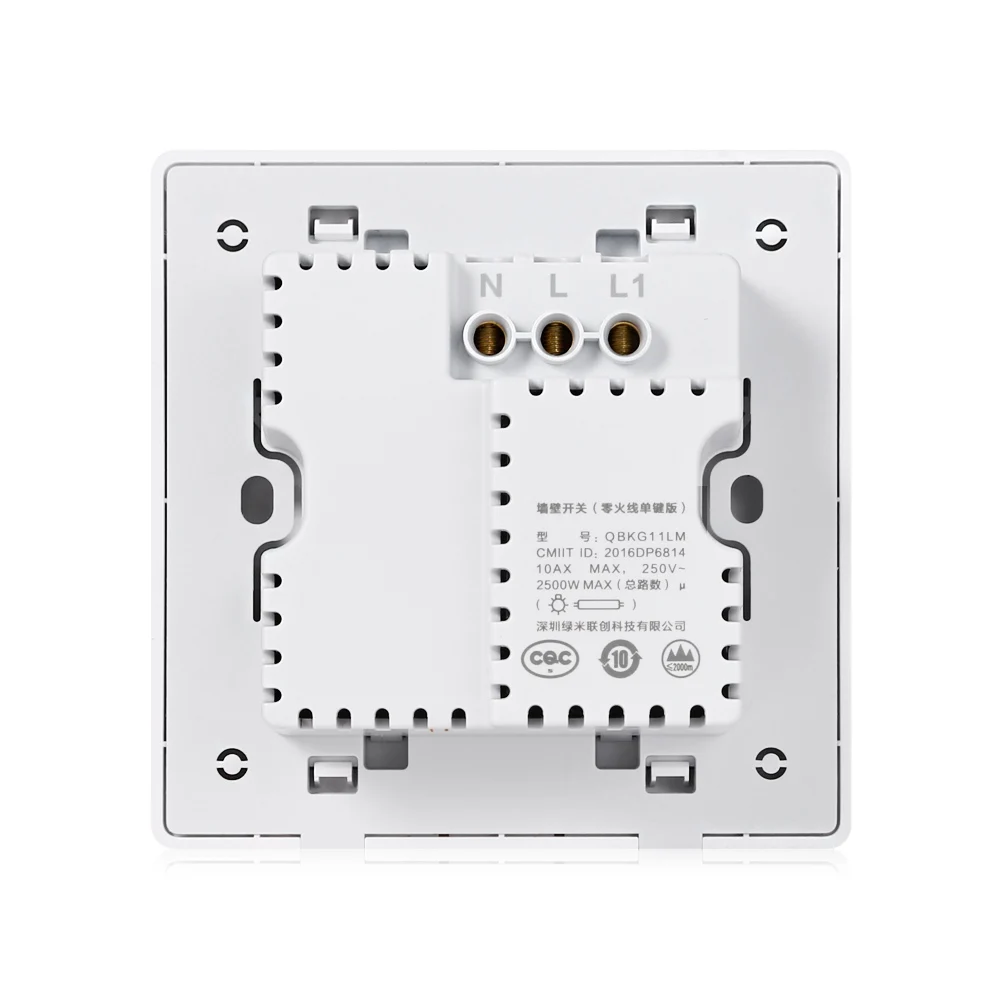 Aqara Smart Light Control Zero Line Single Fire wire ZigBee Wireless Key Wall Switch Smartphone APP Remote | Электроника