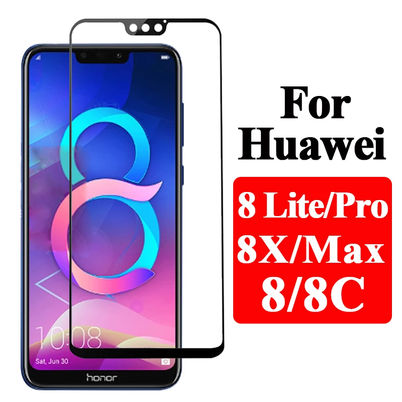 Защитное стекло для honor 8x max 8c 8 lite светильник pro x c 8xmax huawey hauwei hono tremp защитный чехол