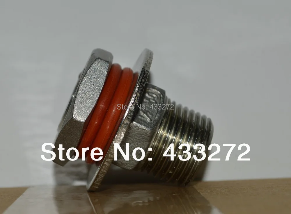 Homebrew Hardware Kettle/Keg Weldless Bulkhead close nipple for home brew 1/2&quot | Дом и сад