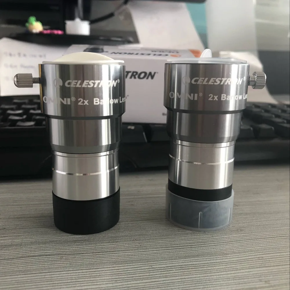 Окуляр Celestron omni 2x barlow с увеличением, профессиональный телескоп barlow, астрономический окуляр