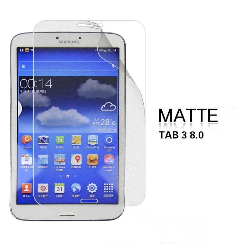 Прозрачная глянцевая пленка HD для Samsung GALAXY Tab 3 8 0 &quot10 1 10 1&quot T310 T311 T315 P5200 матовая