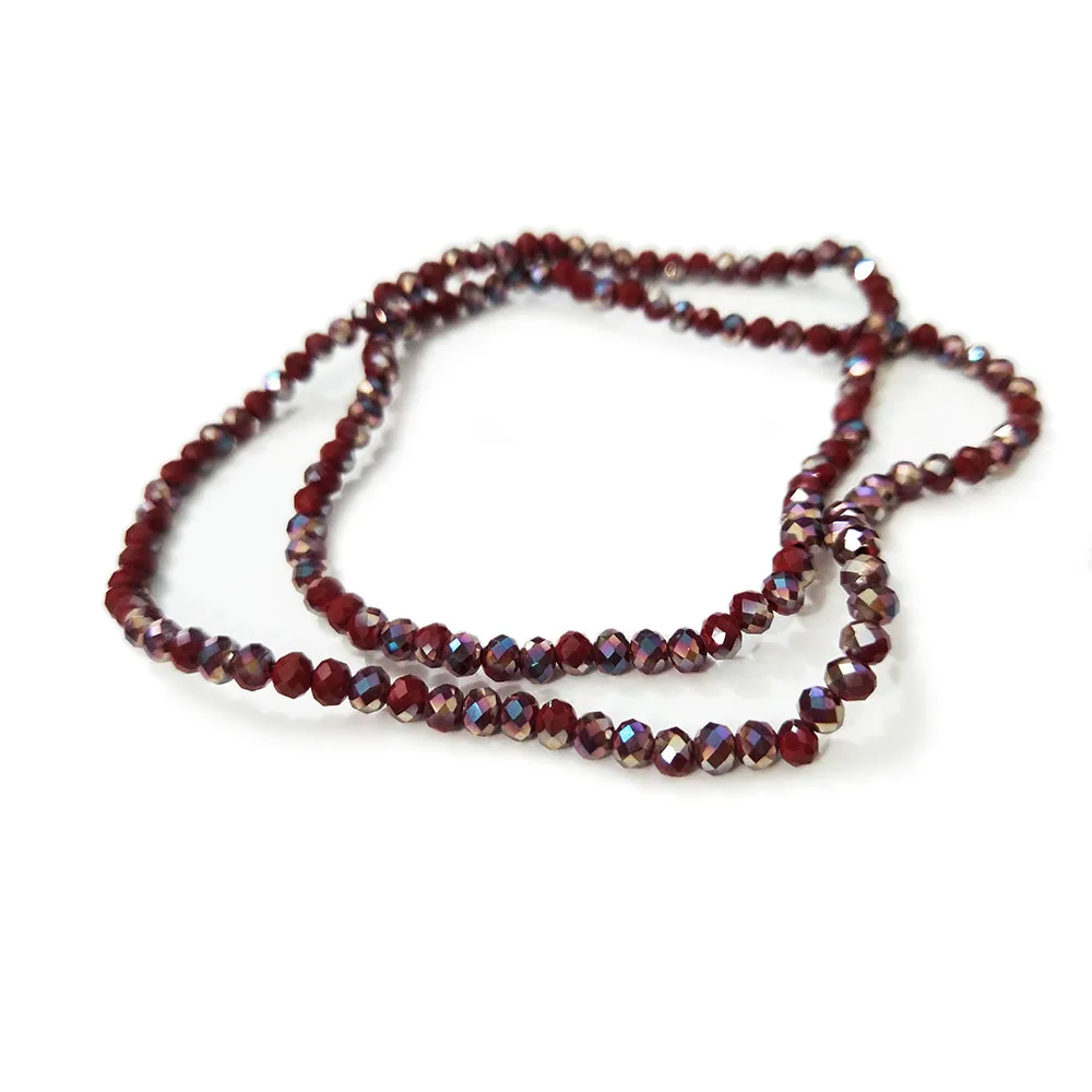 STENYA 4*3 мм Серый Цвет Кристалл Чешский бисер Rondelle ювелирные изделия серьги