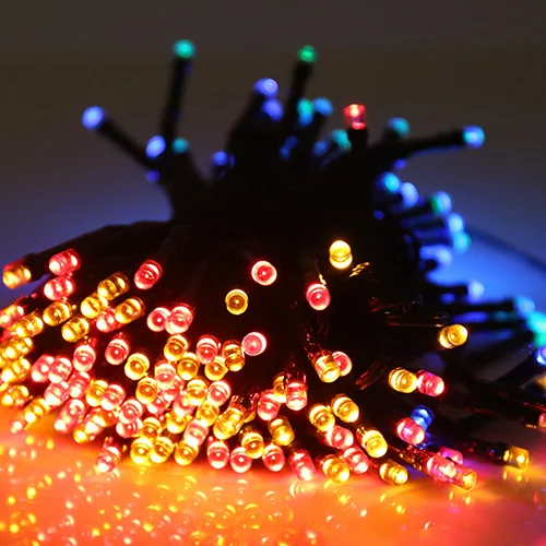 multicolor 100/200 светодиодный USB 8 Режим 10/20 м светодиодный светильник-гирлянда Водонепроницаемый светодиодный светильник для отдыха на открытом воздухе Сказочный светильник s для рождественской вечеринки, свадебного украшения - Испускаемый цвет: multicolor