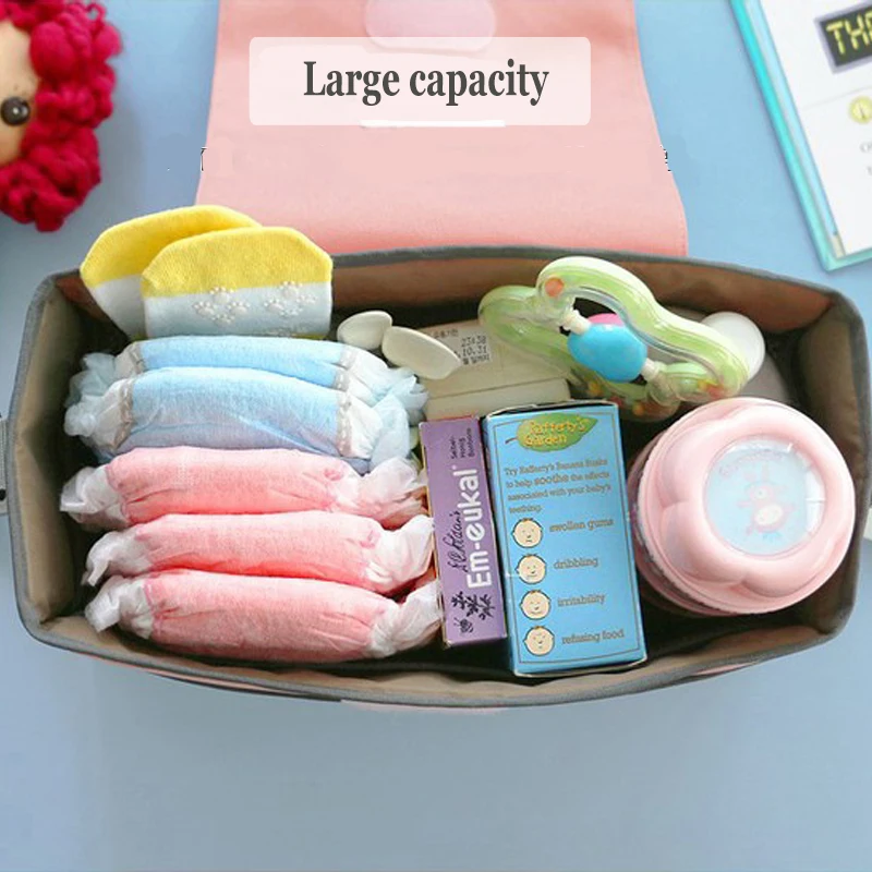 Сумка на детскую коляску многофункциональный Аксессуар большой вместимости для