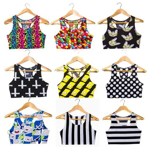Фото Hot sale summer style New 2015 women's fashion crop top slim sexy tank cropped women clothing S M L XL plus size Женская одежда Hot sale summer style New 2015 women's fashion crop top slim sexy tank cropped women clothing S M L XL plus size Женская одежда