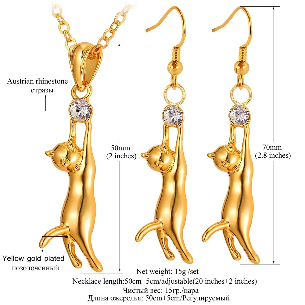 Женский ювелирный комплект из колье и серёг с кристаллами|earring necklace set|jewelry sets for