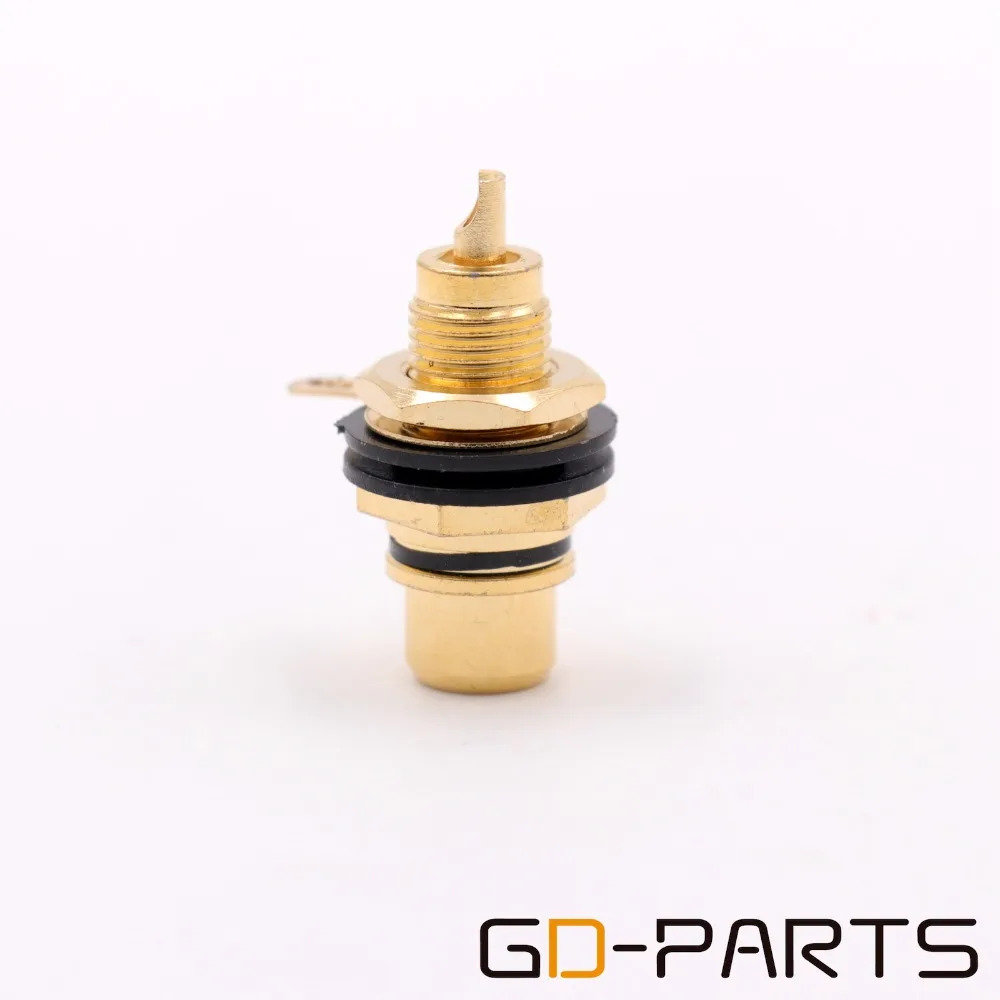 GD PARTS позолоченный латунный гнездовой разъем RCA терминал Hi Fi усилитель компакт
