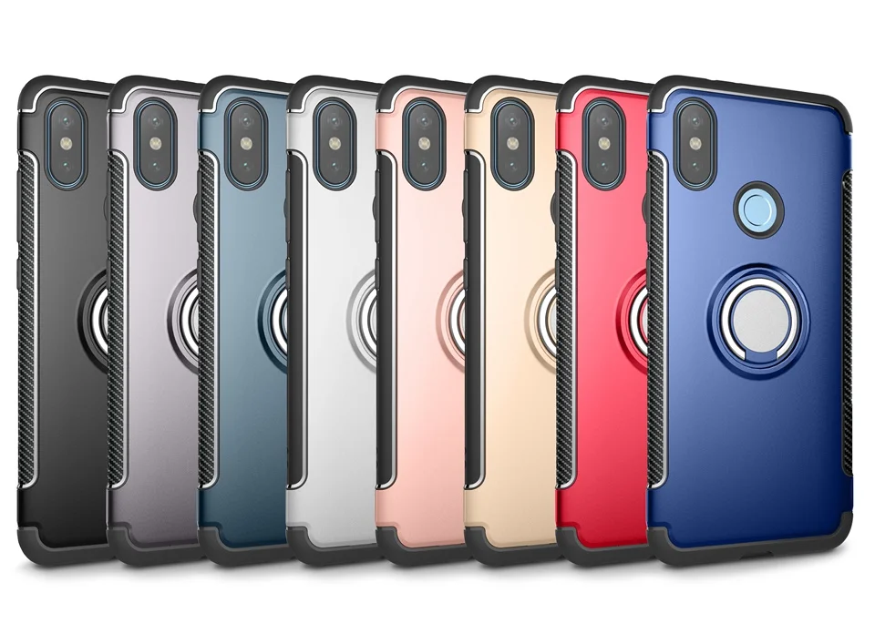 Чехол с кольцом-держателем для Xiaomi mi A2 Lite Red mi 6 Pro Coque, жесткий защитный чехол Xio mi чехол для Xiaomi mi A1 A2 5X 6X Red mi 3S 6 Pro