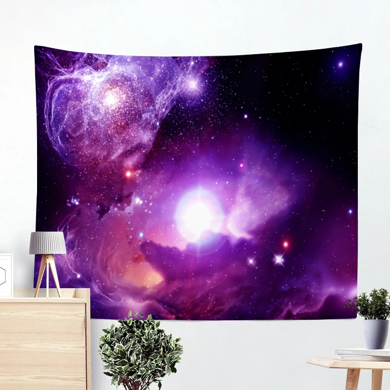 

Galaxy Tapestry Space Wall Tapestry for Wall Decoration Fabric Stars In The Universe Tapestry Polyester Hanging Wall Tapestries