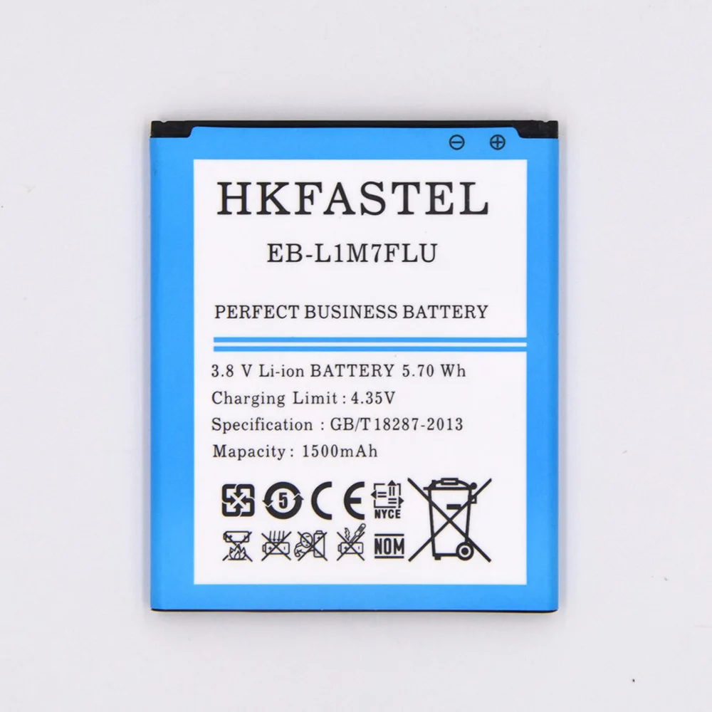 Новый EB425161LU мобильного телефона Батарея для samsung galaxy ace2 i8160 I8190 S3 мини I8190N i739 S7568 S7562