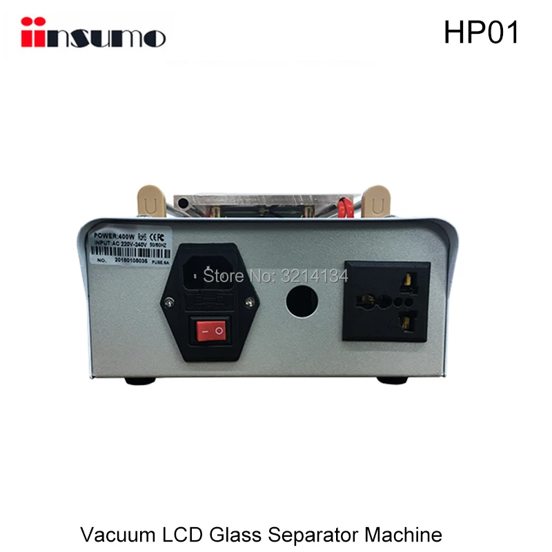 HP01 7 дюймовая вакуумная lcd машина-сепаратор стекла Встроенный вакуумный насос для экрана отдельно