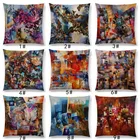 Новинка, Роскошный чехол для подушки в стиле ретро с изображением абстрактного искусства, загадочного цвета, вихрь, фантазия, геометрия, диванная подушка для автомобиля