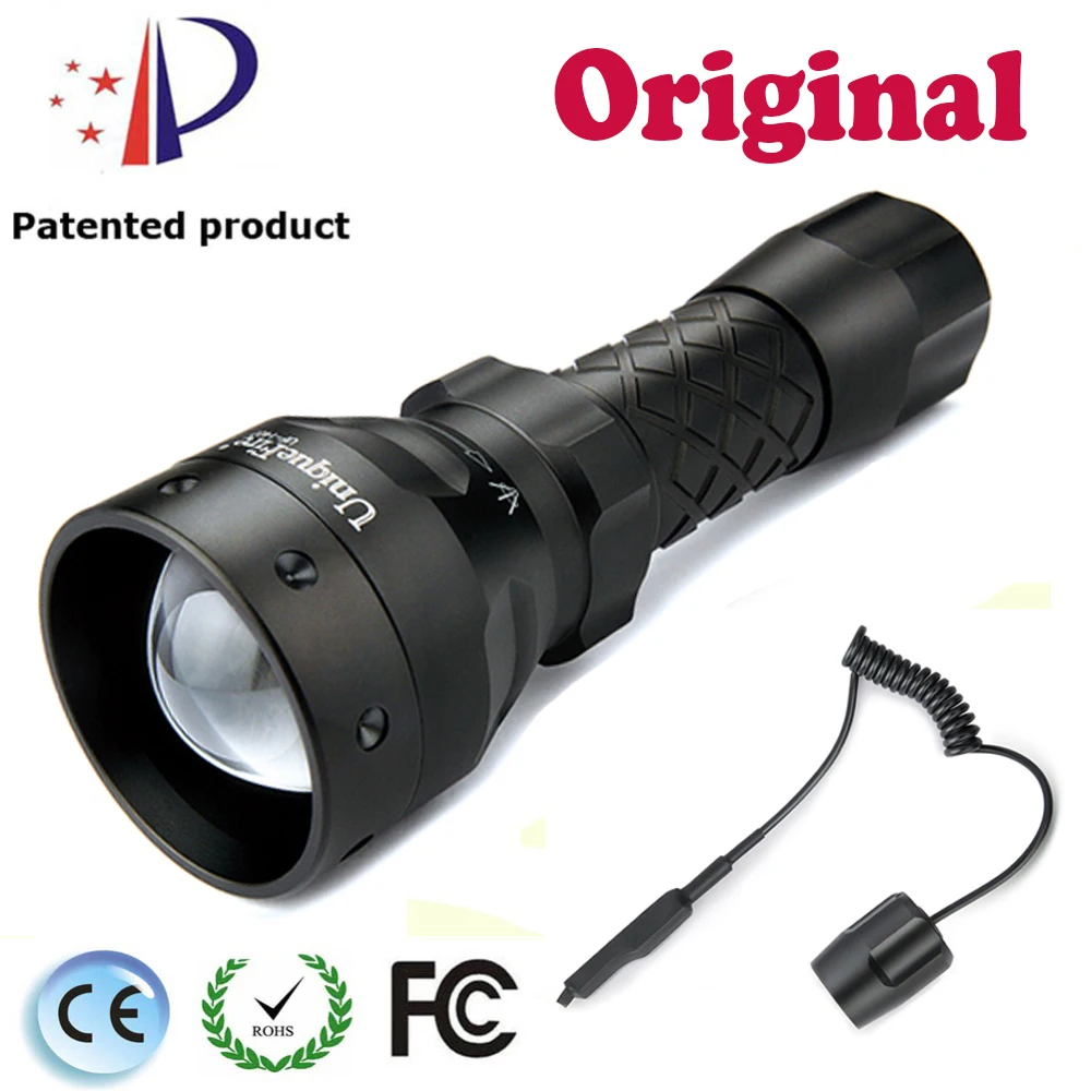 UniqueFire 1407 T38 940NM 3 режима светодиодный фонарик ночного видения инфракрасный свет