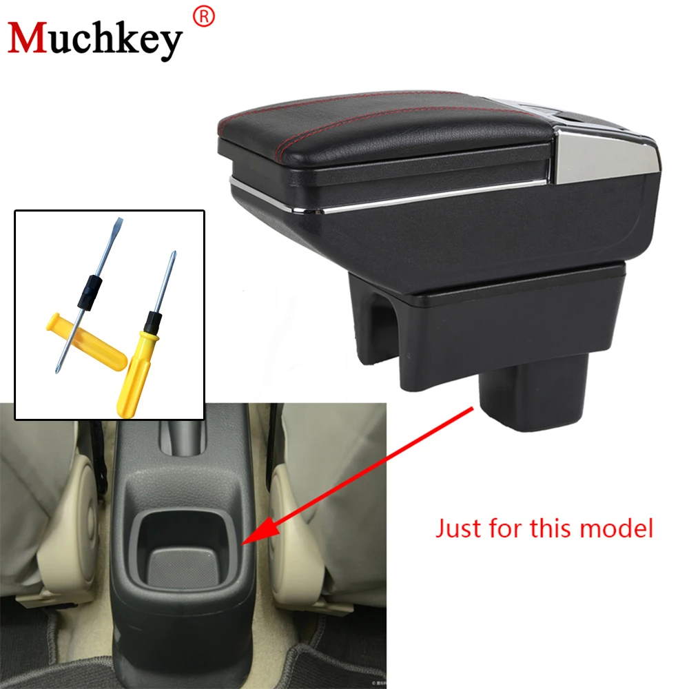 

Armrest Box For SUZUKI SX4 2006-2018 Central Console Arm Rest Store Content Box Cup Holder Ashtray Seat Armrests Car Styling
