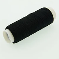 black 1 партия 3 шт. белая шпуля швейная нить черный полиэстер Швейные нитки для ручные приспособления 40 S/2 Нитки Швейные аксессуары - Цвет: black