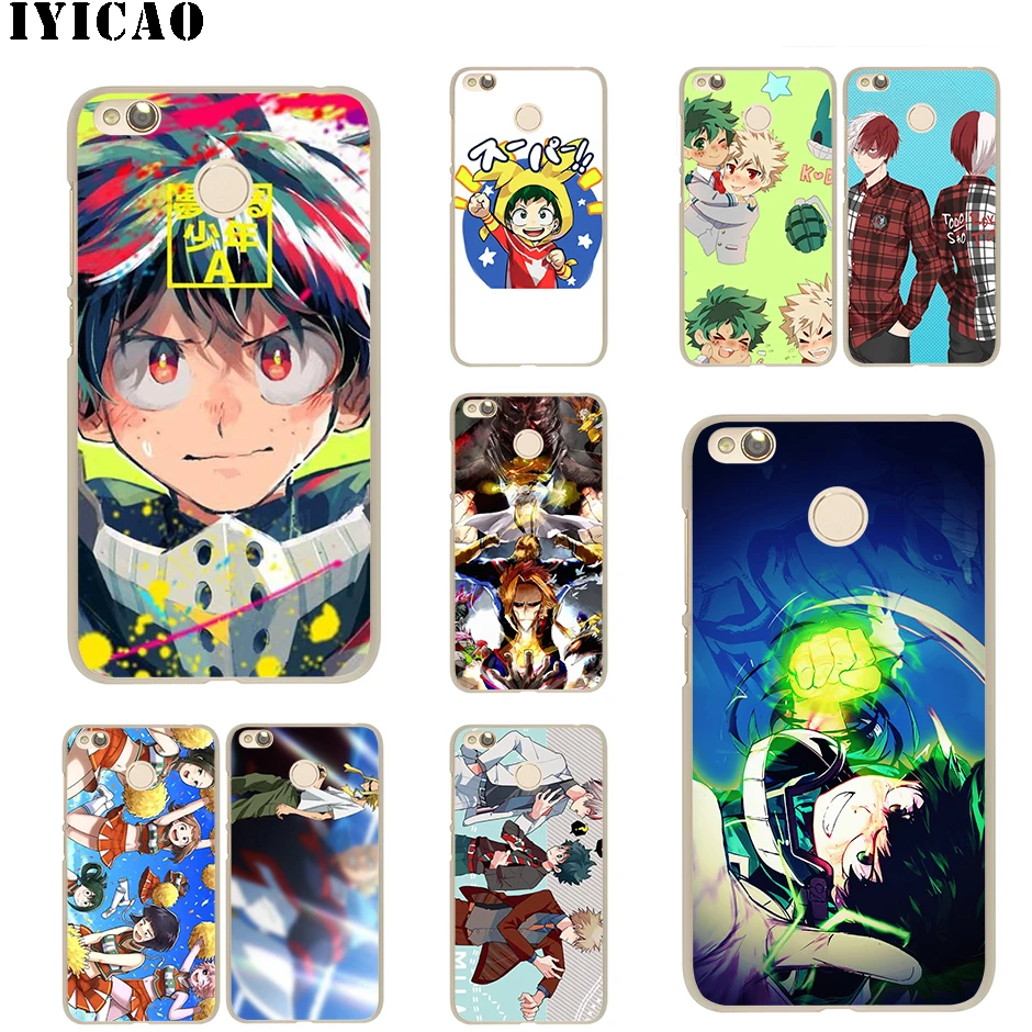 IYICAO Pattern My Hero academic для Xiaomi Mi 5 5S 6 9 8 A2 Lite 5X Mix 2S F1 SE MAX 3 9T A3 Pro CC9E Redmi Note Pro|Чехлы-накладки|