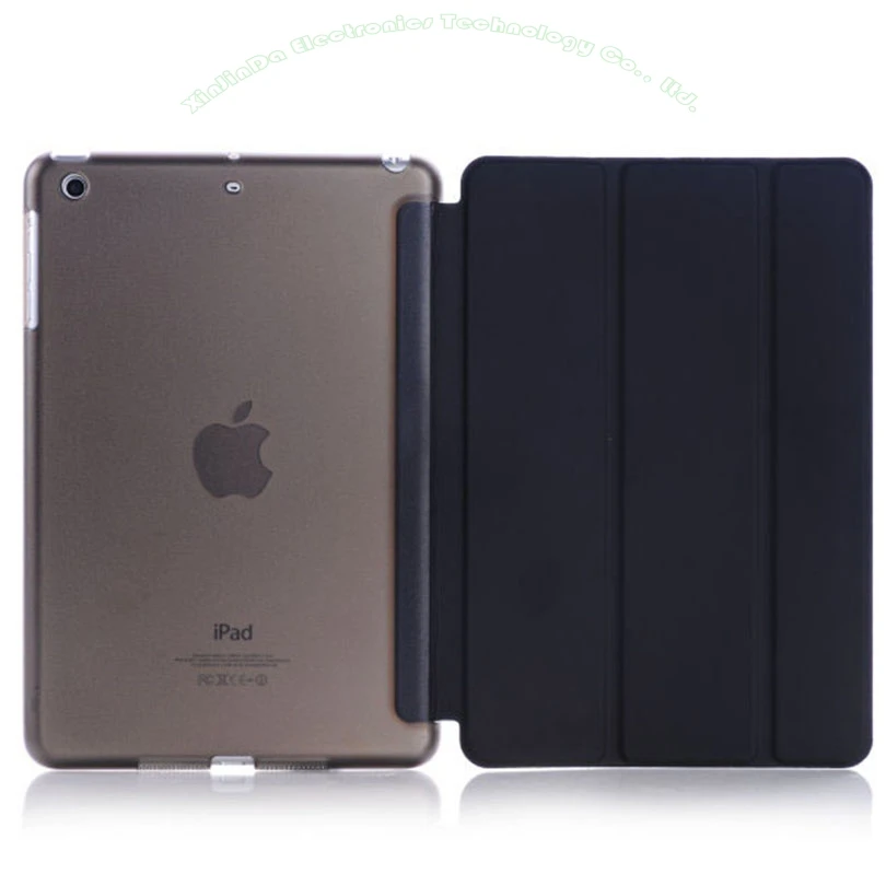 Умный чехол для ipad mini 4 5 ультра тонкий из искусственной кожи чехол+ PC полупрозрачный задний Чехол для Apple ipad mini 5 4 3 2 IM401