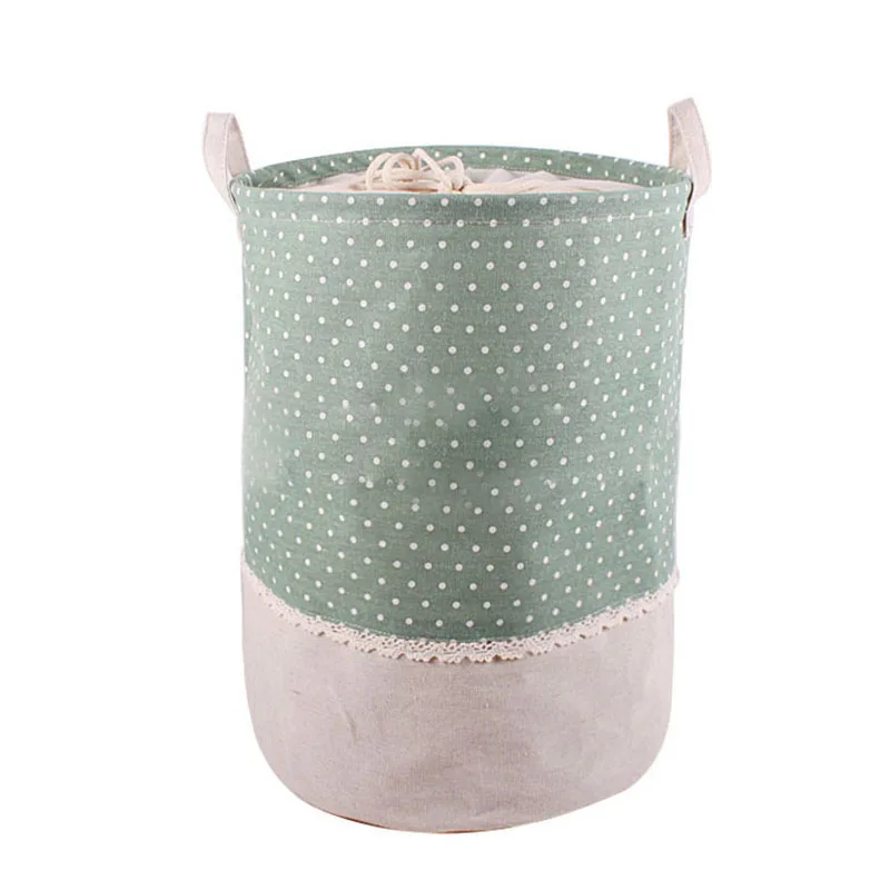 Новая хлопковая льняная тканевая складная корзина для хранения белья, корзина для белья, корзина для игрушек, органайзер, сумка, коробка для хранения одежды, держатель, сумка