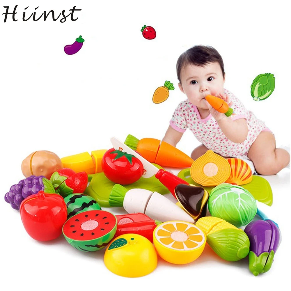 HIINST play food 2017 20 шт резка фруктов овощей ролевые игры дети Дети Развивающие игрушки