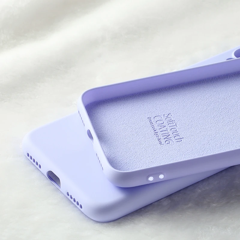 Для Xiaomi Redmi Note 7 Pro Чехол Жидкая силиконовая резина супер волокно мягкий и гладкий