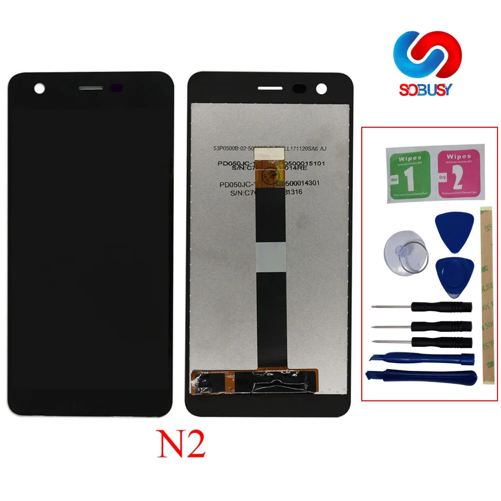 Высокое Качество 5 0 &quotLCD для Nokia 2 N2 TA 1029 DS 1035 LCD сенсорный экран Ecran дигитайзер