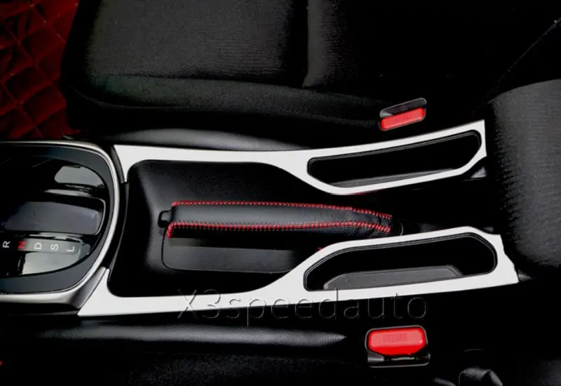 Для Honda City 2014 17 консоль переключения передач стояночный тормоз крышка панели