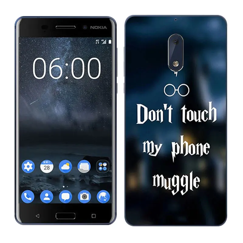 Чехол для Nokia 6 шесть мягких силиконовых чехлов из ТПУ туманность окрашенные