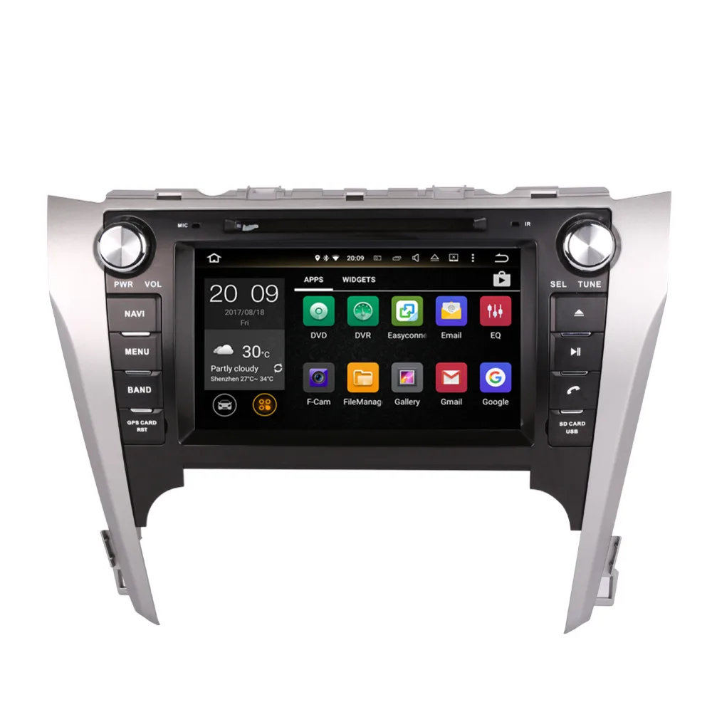 2 Din Android 8 0 Octa Core 4 Гб + 32 ГБ Автомобильный ПК GPS головное устройство для Toyota Camry/Aurion