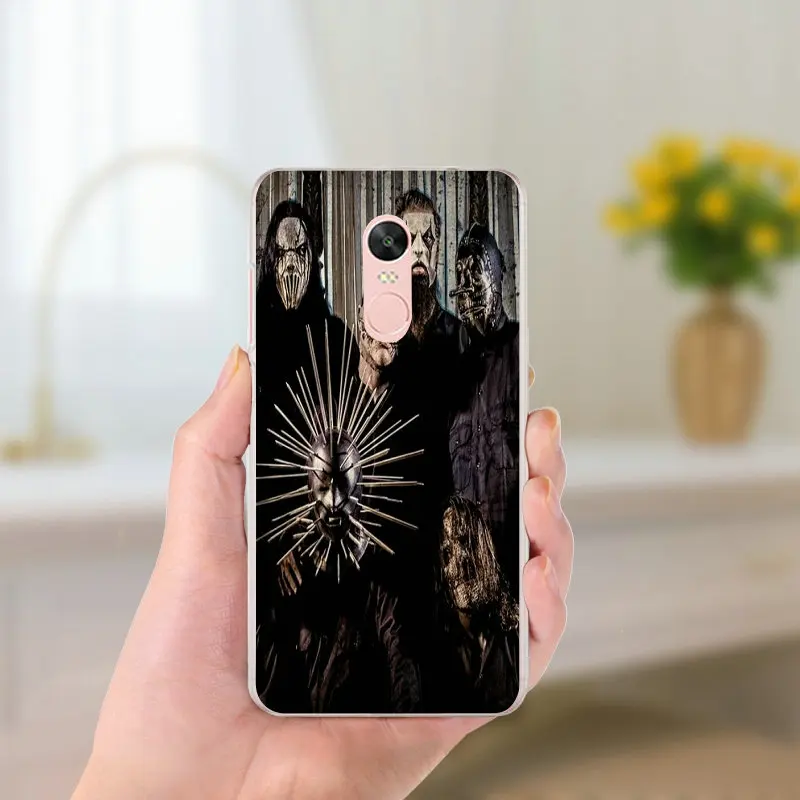 Лидер продаж Slipknot Rock Для Сяо mi красный Note 4X2 3 S 4A 5 6 5S 5X 5A 6X Pro Plus Shell Мягкие TPU кремния