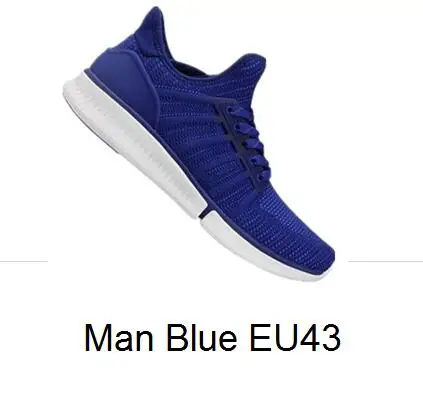 Man blue EU43 Xiaomi Mijia спортивная обувь, кроссовки Высокое качество Профессиональный Мода IP67 Водонепроницаемый поддержка смарт-чип не входит в комплект - Цвет: Man blue EU43