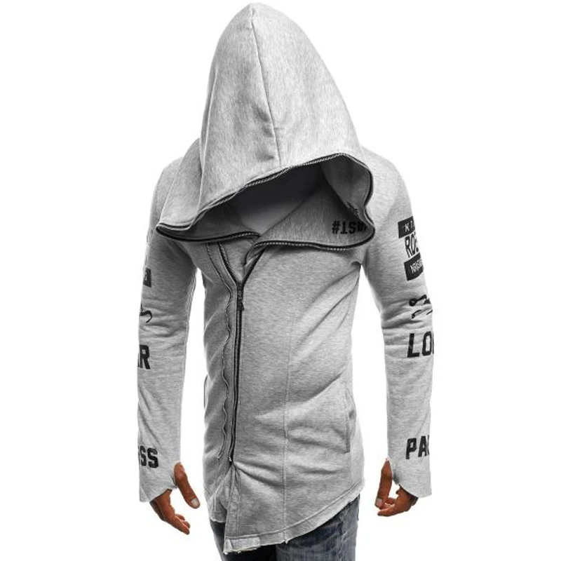 

ZOGAA Brand Men Hoodies Sweatshirts Zipper Hooded Coat Men Casual Outwear Fashion Streetwear Casual Mens Jacket Thin Coat 2019