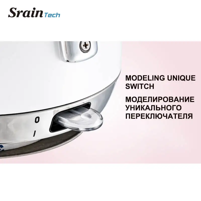 Sraintech 1800 Вт Нержавеющая сталь Электрический чайник 1.8L хороший Дизайн #304 Еда